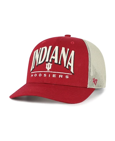 '47 Brand Men's Crimson Indiana Hoosiers Arid Adjustable Trucker Hat