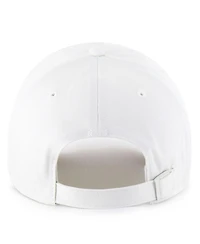 '47 Brand Men's White West Virginia Mountaineers Contemporary Basics Foundation Clean Up Adjustable Hat
