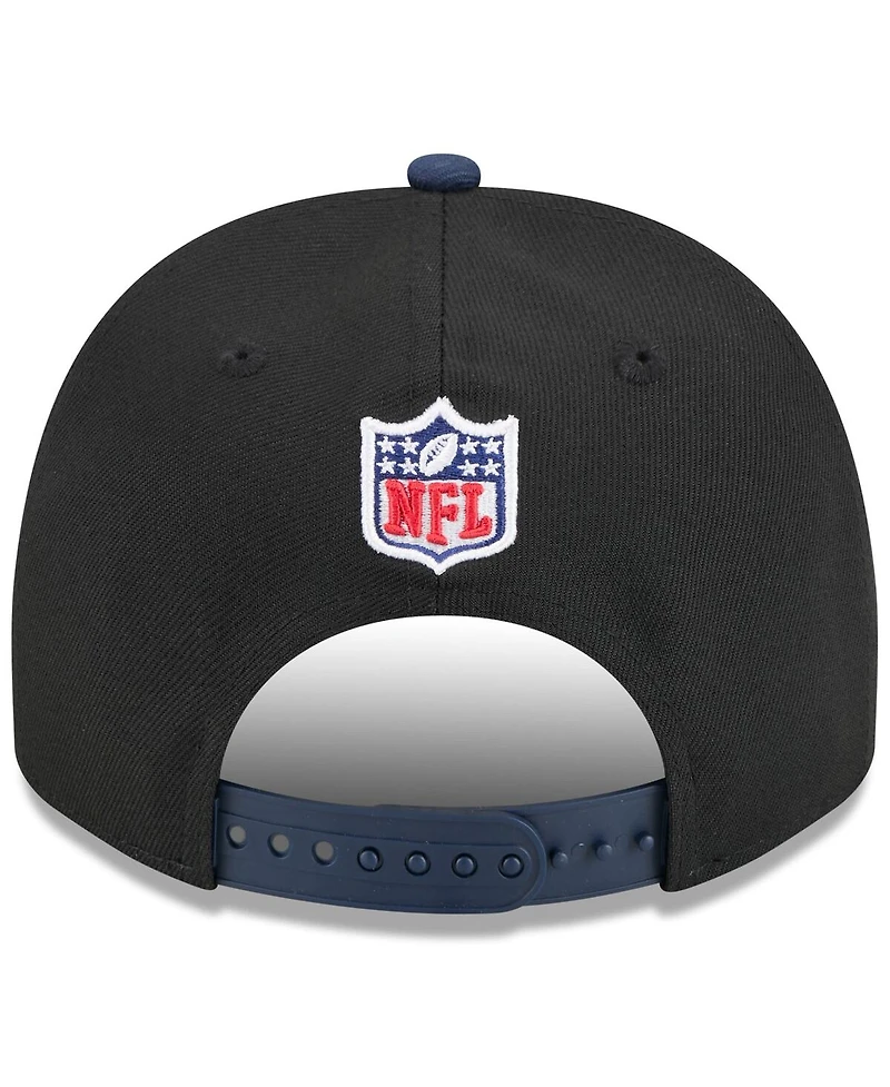 New Era Big Boys and Girls Black/Navy Tennessee Titans 2025 Nfl Draft A-Frame 9FIFTY Snapback Hat