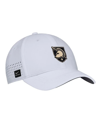 Nike Men's White Army Black Knights 2025 On-Field Performance Flex Hat