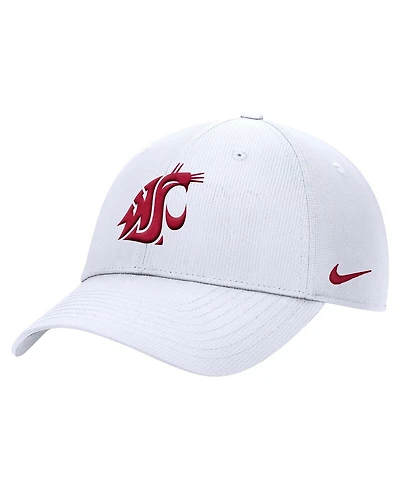 Nike Men's White Washington State Cougars 2025 On-Field Club Performance Adjustable Hat