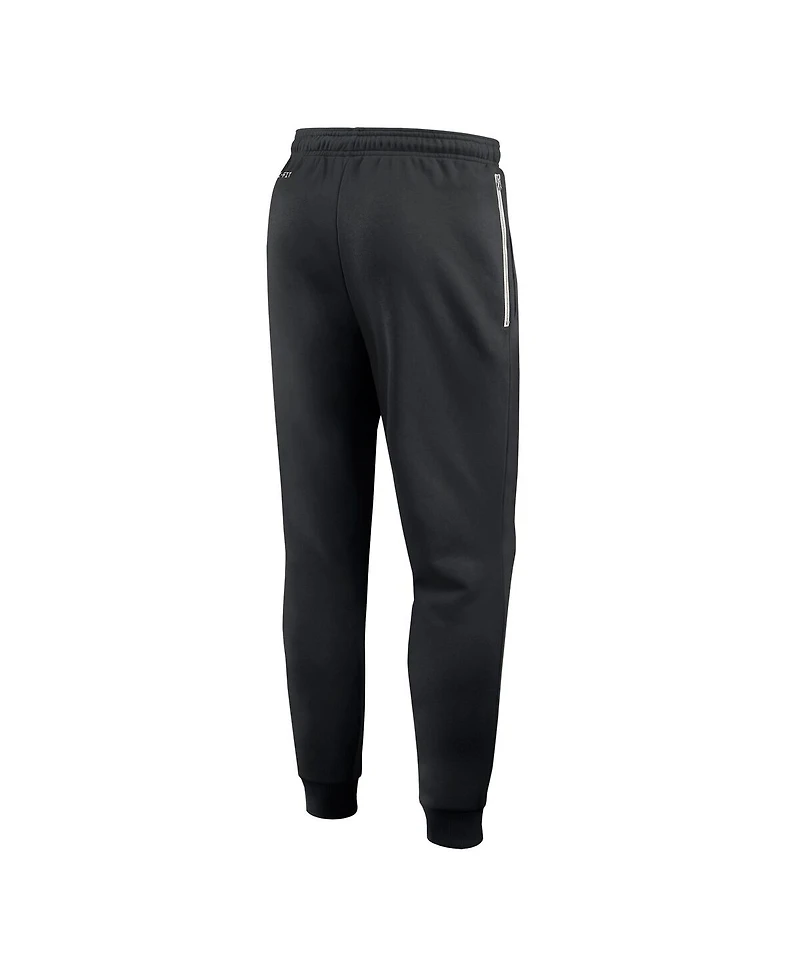 Nike Men's Black Purdue Boilermakers 2025 Sideline Performance Taper Pants