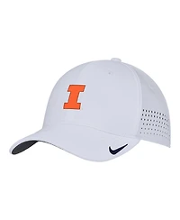 Nike Men's White Illinois Fighting Illini 2025 On-Field Performance Flex Hat
