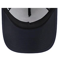 New Era Toddler White/Navy Cleveland Guardians Painted A-Frame 9FORTY Trucker Adjustable Hat