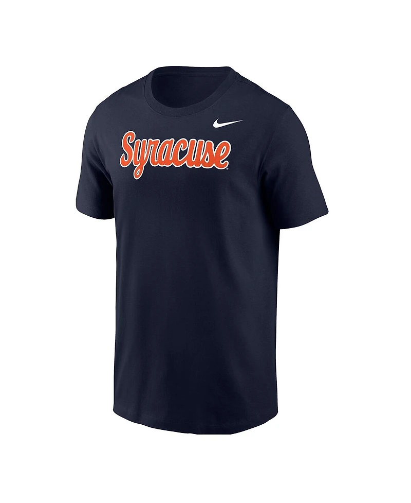 Nike Men's Navy Syracuse Orange Script T-Shirt