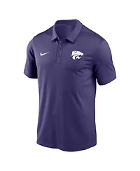 Nike Men's Purple Kansas State Wildcats Victory Solid Performance Polo Shirt