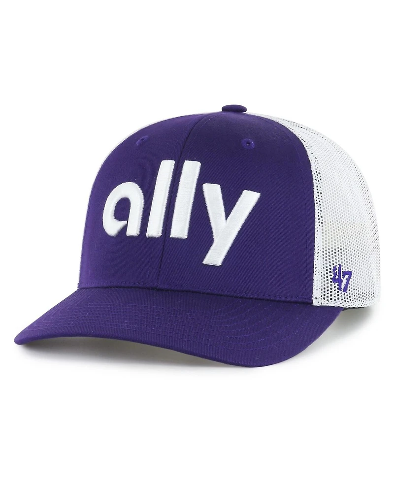 '47 Brand Men's Purple Alex Bowman Trucker Adjustable Hat