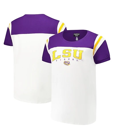 Fanatics Women's White Lsu Tigers Plus Winning Gear T-Shirt