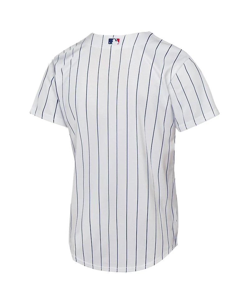 Nike Big Boys and Girls White Chicago Cubs Home Replica Jersey
