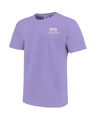 Image One Big Boys and Girls Purple Tcu Horned Frogs Local Campus Scene T-Shirt