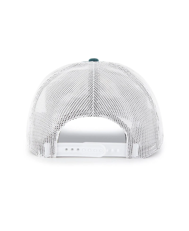 '47 Brand Big Boys and Girls Midnight Green/White Philadelphia Eagles Trucker Adjustable Hat