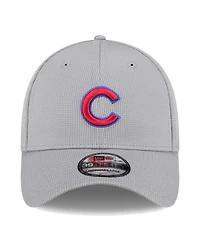 New Era Men's Gray Chicago Cubs Active Pivot 39THIRTY Flex Hat