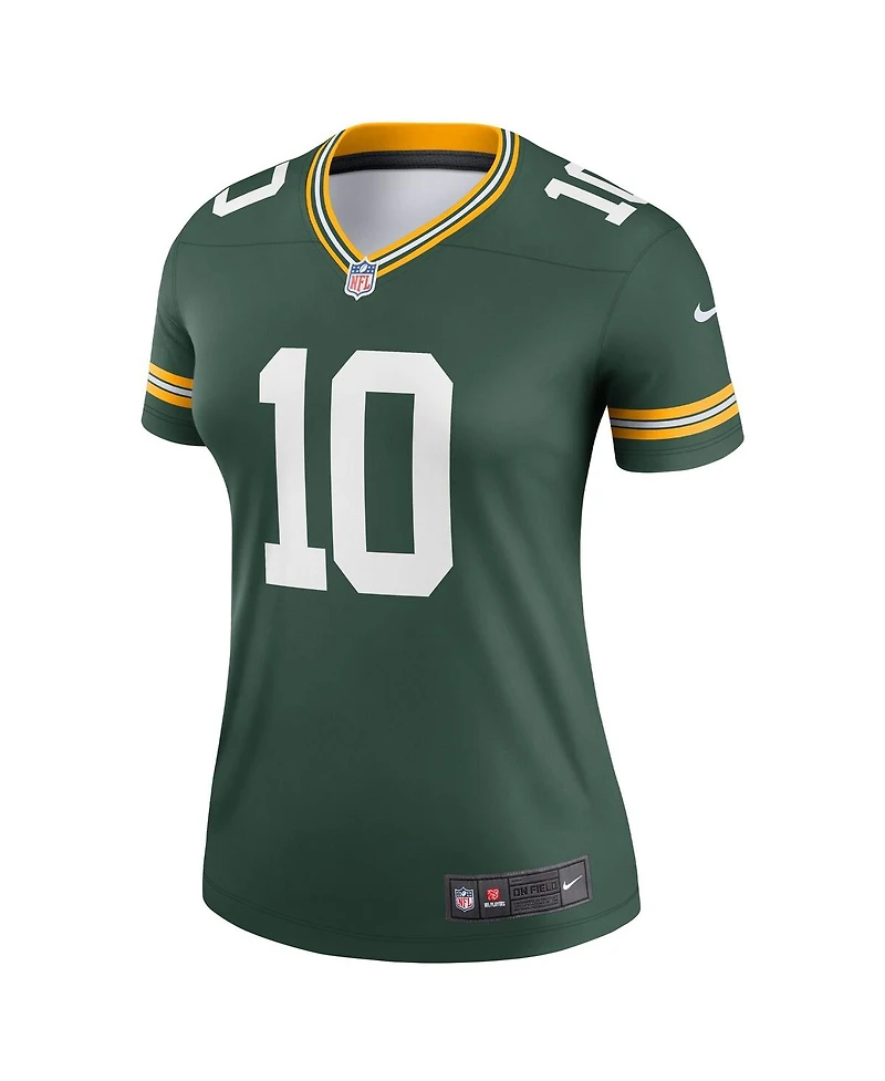 Nike Women's Jordan Love Green Bay Packers Legend Player Performance Top