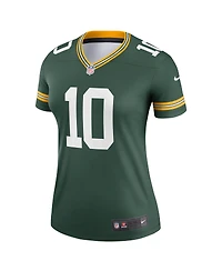 Nike Women's Jordan Love Green Bay Packers Legend Player Performance Top