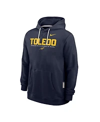 Nike Men's Navy Toledo Rockets 2025 Sideline Performance Pullover Hoodie