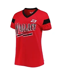 Touch Women's Red Bubba Wallace Pre-Game V-Neck T-Shirt