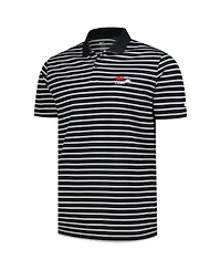 Nike Men's Black 3M Open Victory Stripe Performance Polo Shirt