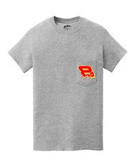 Jr Motorsports Official Team Apparel Men's Heather Gray Dale Earnhardt Jr. Sun Drop 8 Camaro Pocket T-Shirt