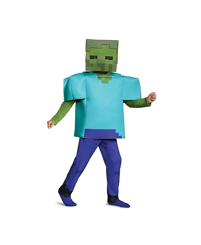 Disguise Big Boys and Girls Zombie Minecraft Zombie Deluxe Costume