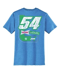 Joe Gibbs Racing Team Collection Men's Heather Royal Ty Sonic T-Shirt