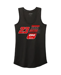 23Xi Racing Women's Black Bubba Wallace Racer Back Tri-Blend Tank Top