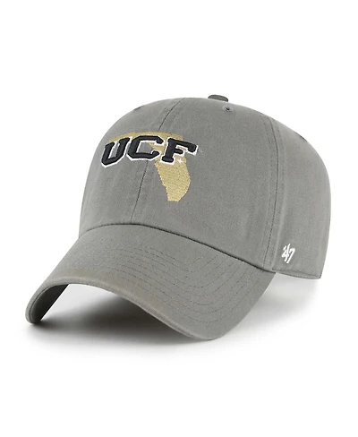 '47 Brand Men's Dark Grey Ucf Knights Vault Clean Up Adjustable Hat
