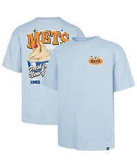 '47 Brand Men's Light Blue New York Mets Ice Cream Parlor Foundation T-Shirt