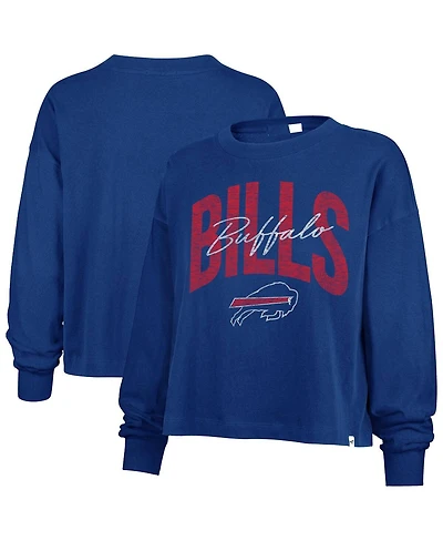 '47 Brand Women's Royal Buffalo Bills Muse Sydney Long Sleeve T-Shirt