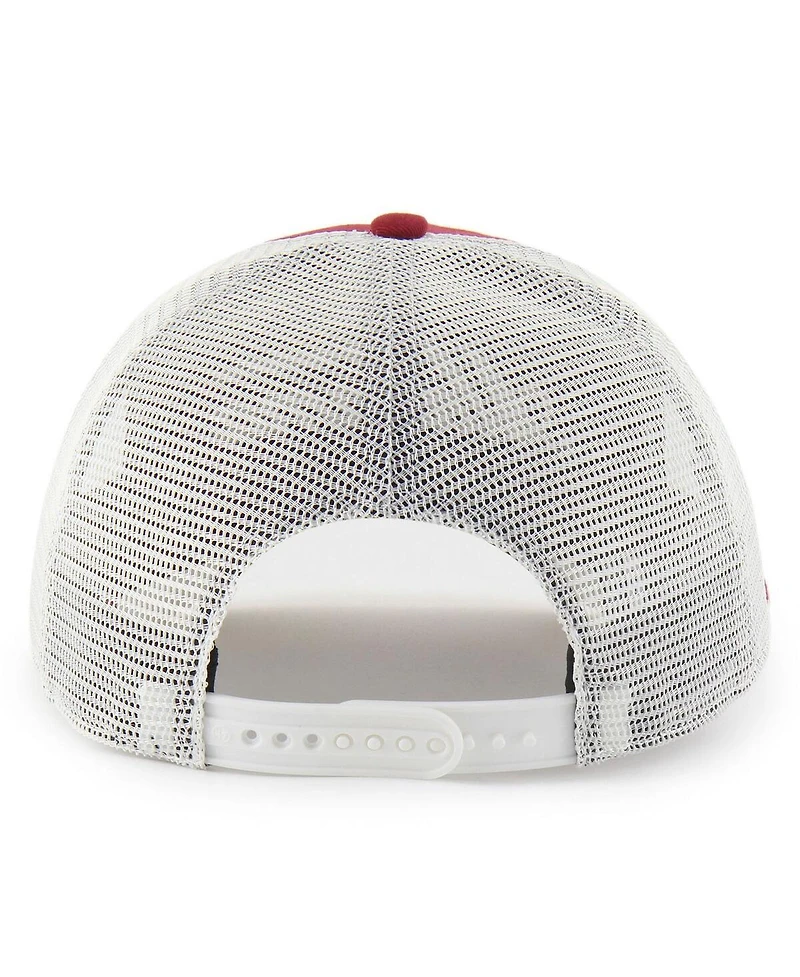 '47 Brand Men's and Women's Garnet South Carolina Gamecocks Contemporary Basics Foundation Trucker Hitch Adjustable Hat