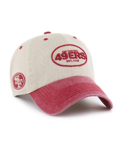 '47 Brand Men's Khaki San Francisco 49ers Breaking Trail Clean Up Adjustable Hat