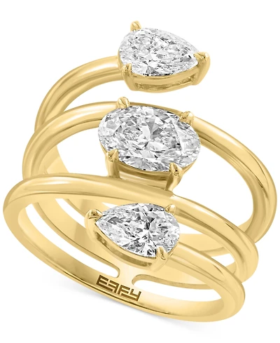 Effy Lab Grown Diamond Mixed Cut Coil Ring (2 ct. t.w.) in 14k Gold