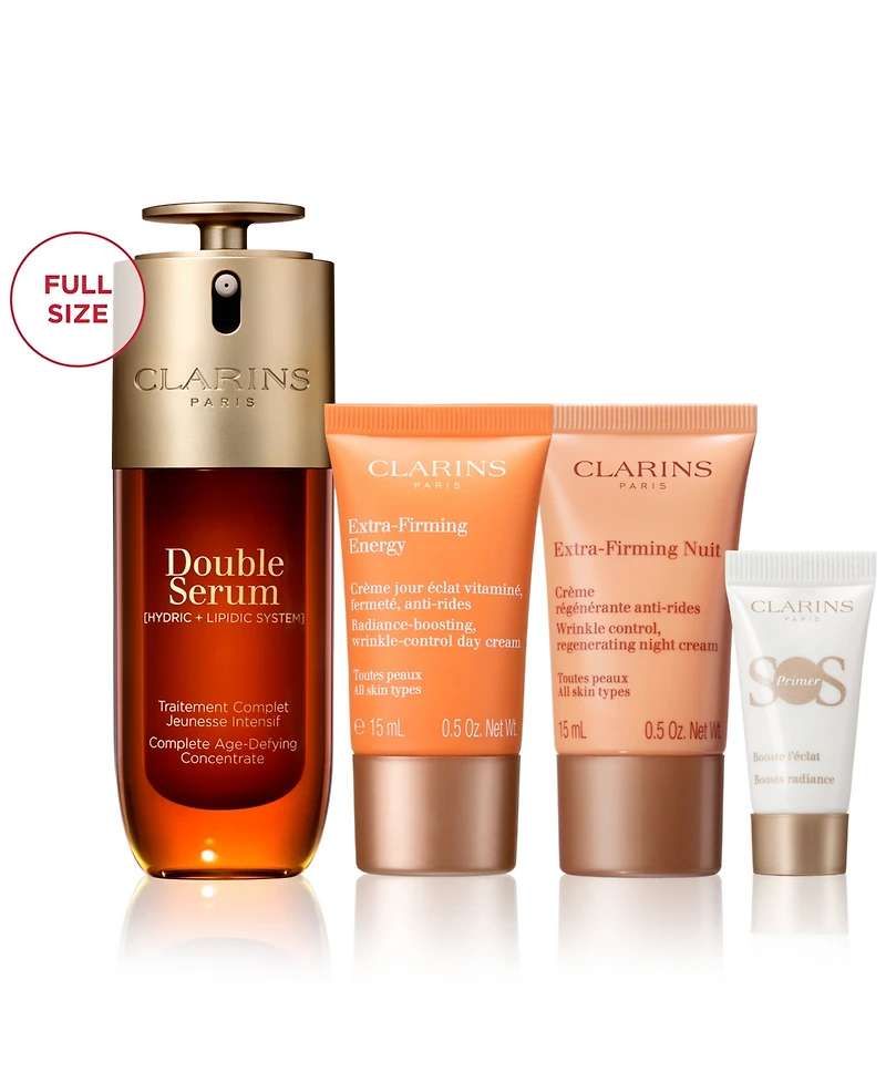 Clarins 4-Pc. Double Serum & Extra-Firming Skincare Set