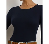 Lauren Ralph Petite Crew Neck Sweater