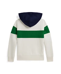 Polo Ralph Lauren Big Boys Logo Fleece Rugby Hoodie