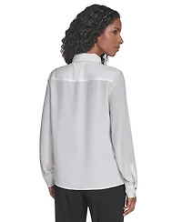 Calvin Klein Women's Long-Sleeve Blouse