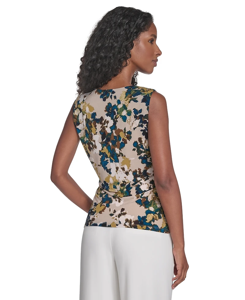 Calvin Klein Women's Sleeveless V-Neck Top