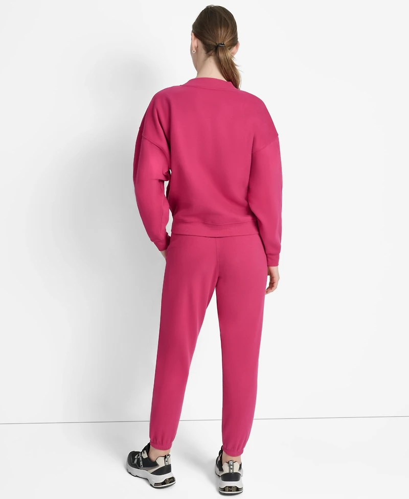 Dkny Women's Crew Neck Long Sleeves Top