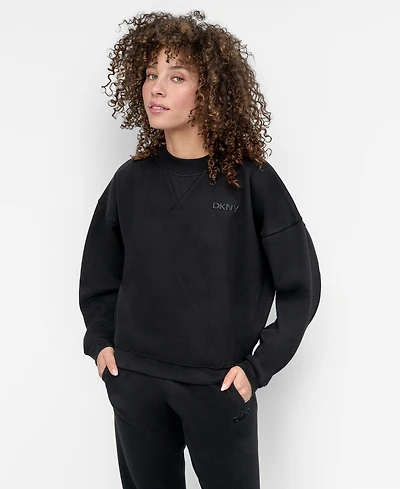 Dkny Women's Crew Neck Long Sleeves Top