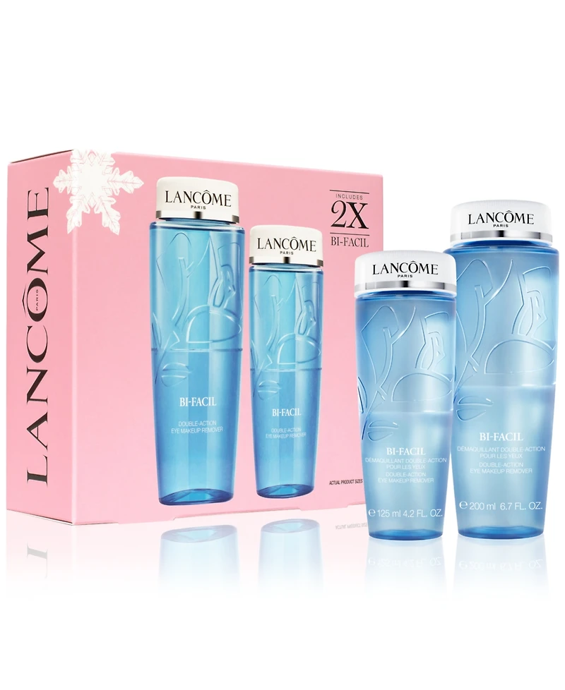 Lancome 2-Pc. Bi-Facil Double-Action Eye Makeup Remover Limited-Edition Holiday Gift Set
