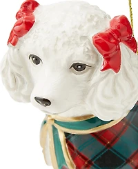 Spode Christmas Tree French Poodle Ornament