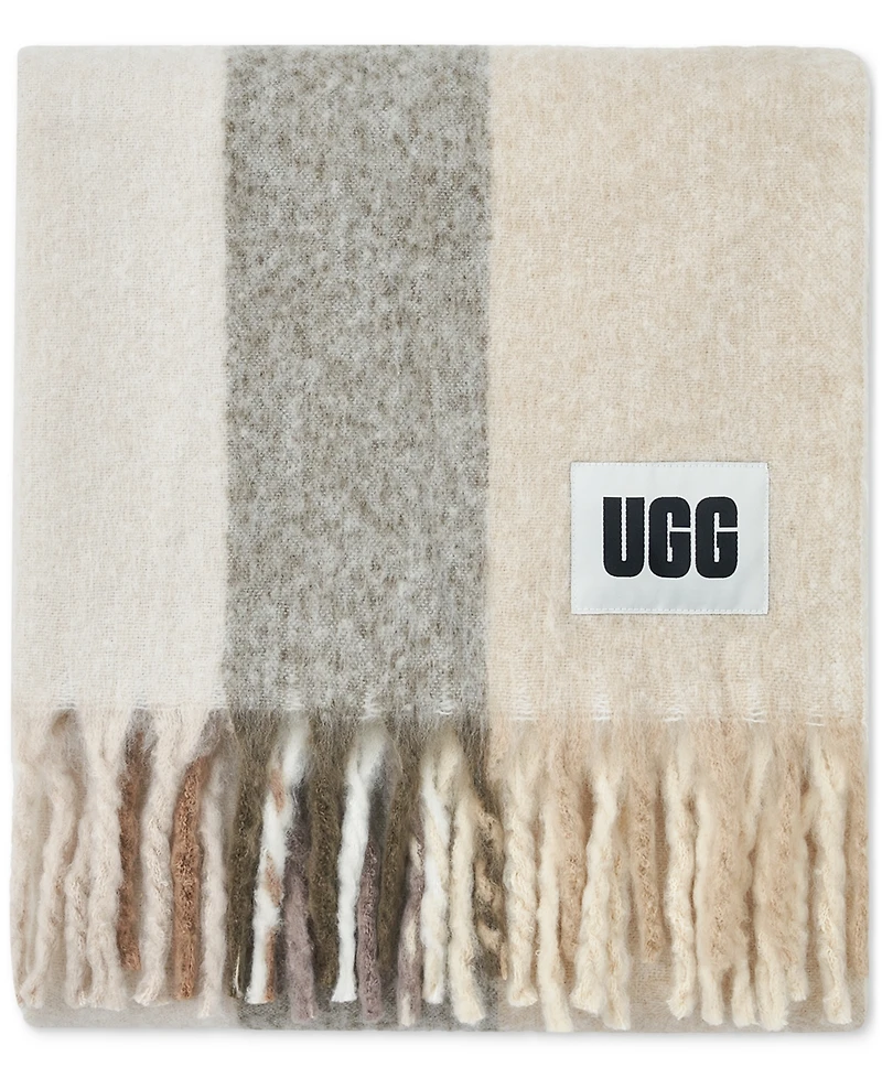 Ugg Calyx Stripe Faux Mohair Throw, 50" x 70"