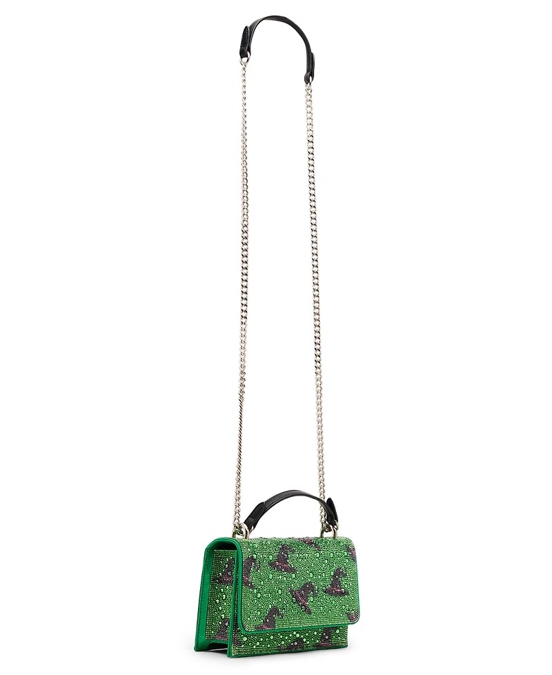 Betsey Johnson Hats Off Convertible Rhinestone Crossbody Bag