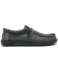 Hey Dude Men's Wally Stretch Canvas Slip-On Casual Moccasin Sneakers from Finish Line