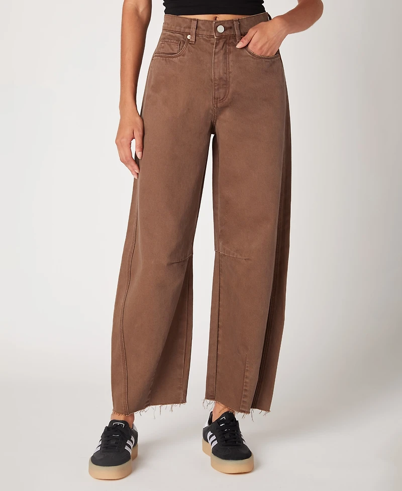 Blank Nyc Women's High Rise Barrel Jeans