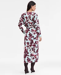 I.n.c. International Concepts Women's Dolman-Sleeve Surplice-Neck Dress, Macy's Exclusive