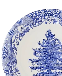 Spode Blue Italian Christmas Cereal Bowls, Set of 4