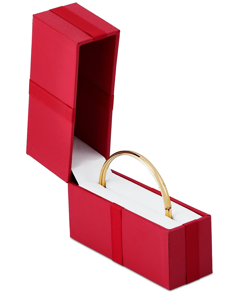 Macy's 14k Gold Polished Hinge Bangle Bracelet