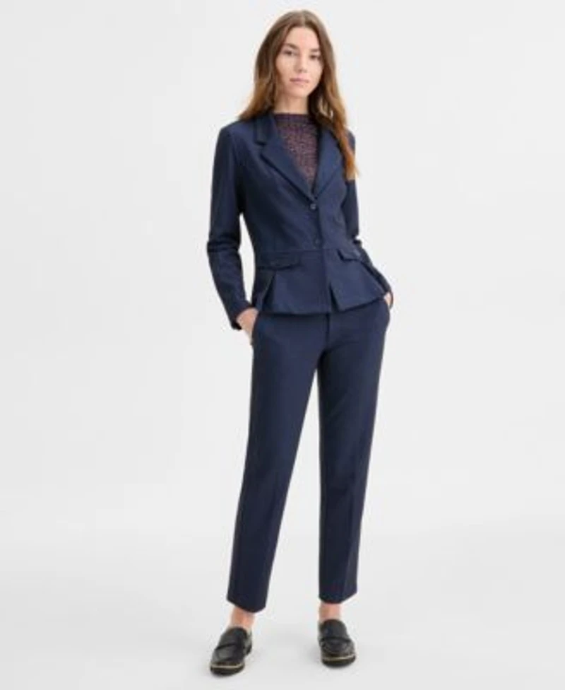 Liverpool Los Angeles Blazer Mock Neck Top Pants