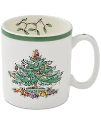 Spode Christmas Tree Mugs, Set of 4