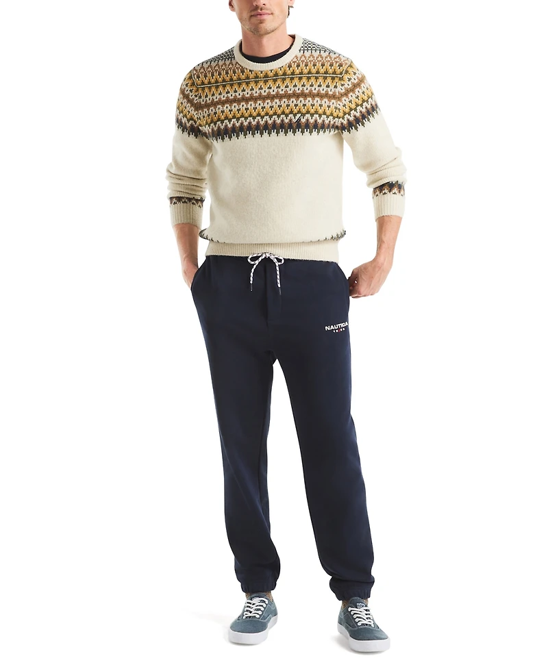 Nautica Men's Brushed Classic Fit Jogger Pants